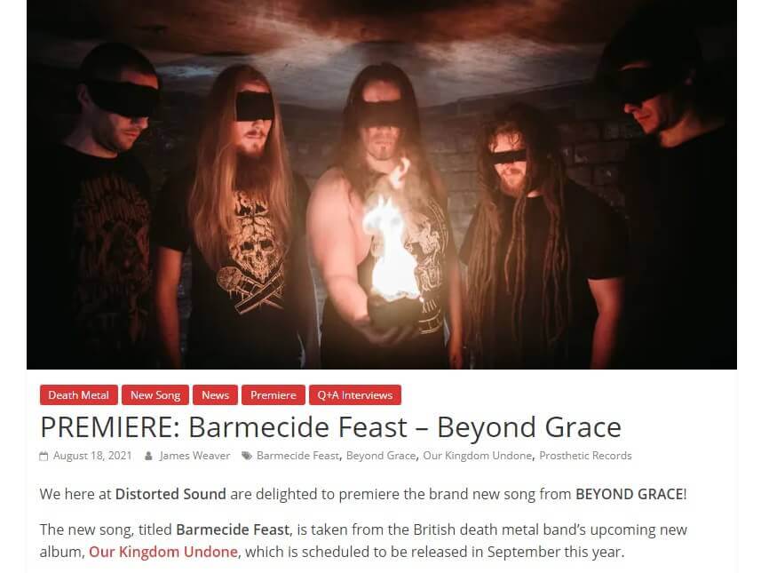 Barmecide Feast at Distorted Sound